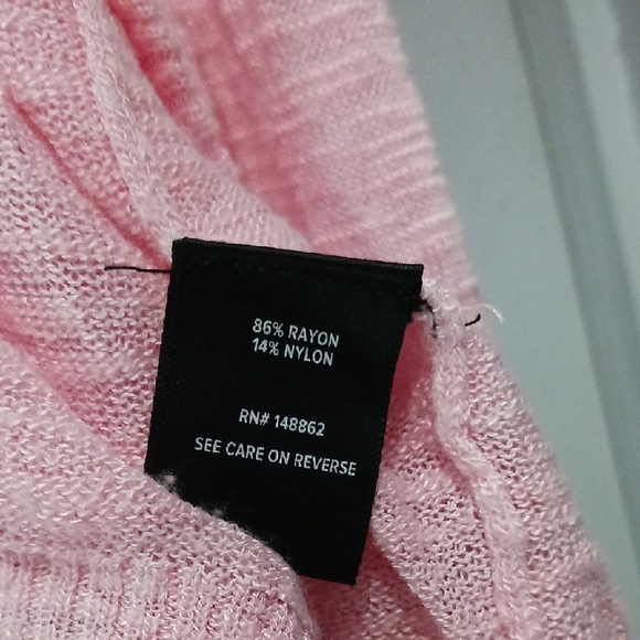 Torrid Soft Pink Women's Cardigan - Picture 3 of 5